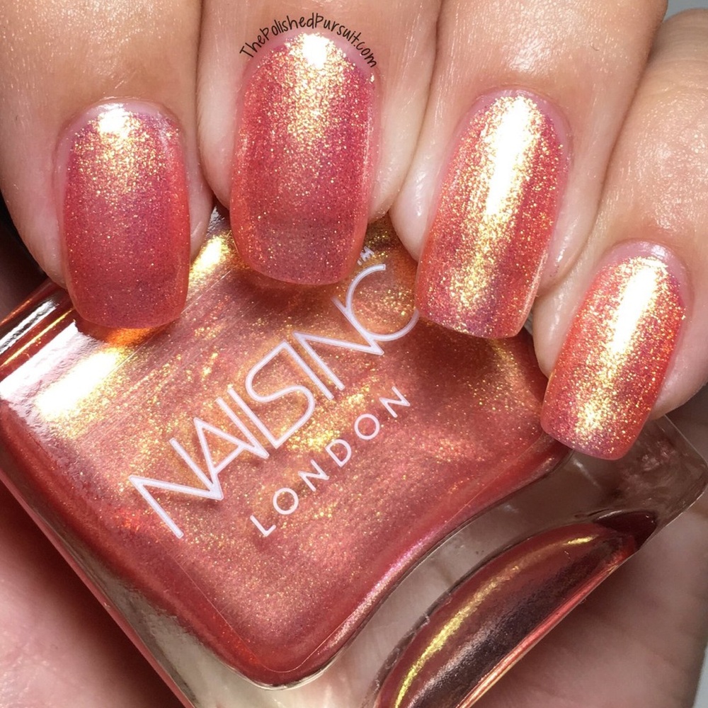 Nails Inc. London Birds Before Boys Shimmer Nail Polish